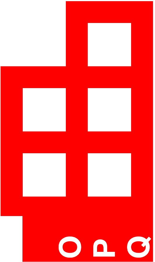 Red GrooveGrids OPQ grouped vinyl divider