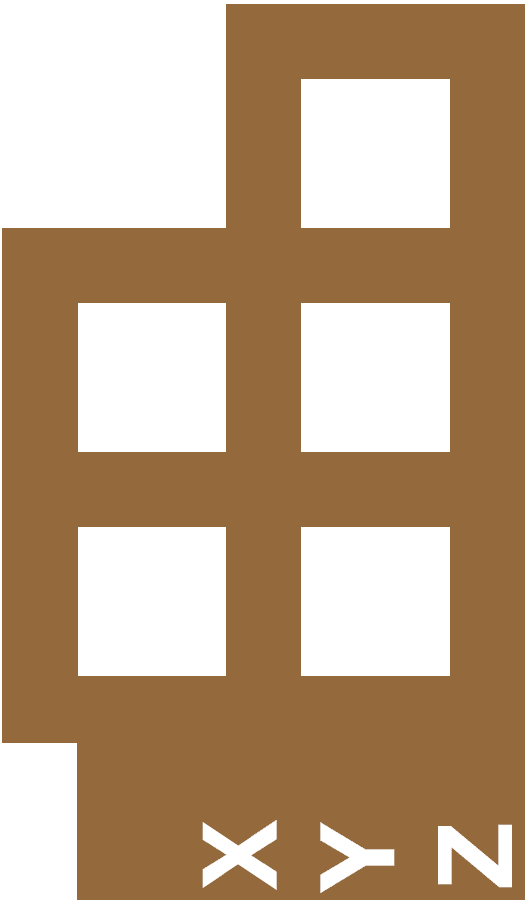 Copper GrooveGrids XYZ grouped vinyl divider