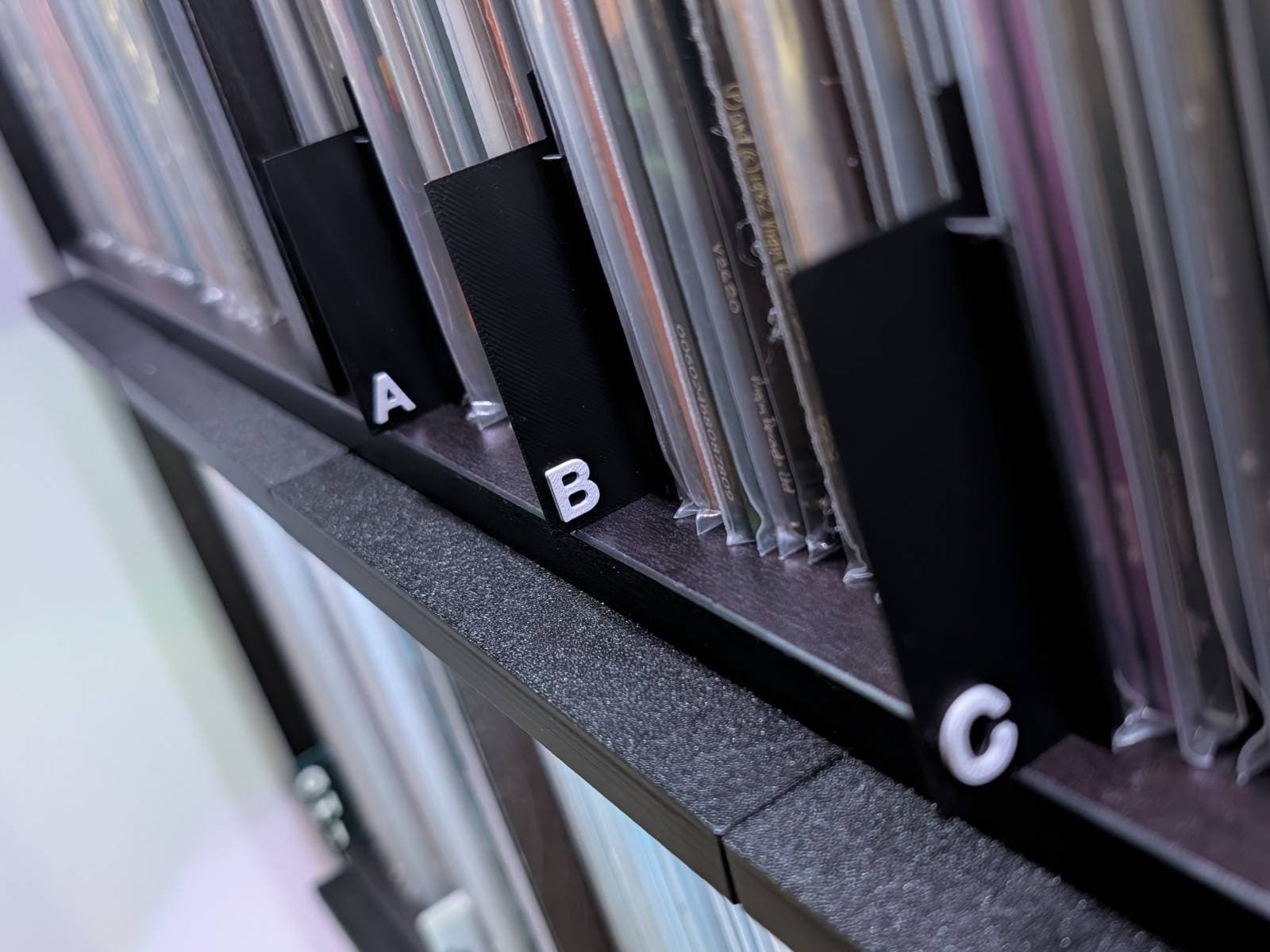 GrooveGridsUK full A-Z vinyl record divider set